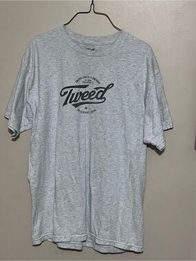 Tweeds Light Gray Short Sleeve Logo Tee